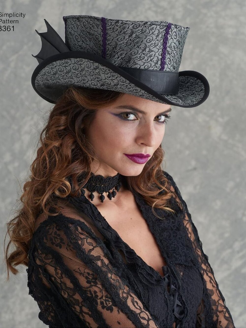 Misses Victorian Steampunk Hat Sewing Pattern Top Hat Bonnet Historical Costume - Picture 2 of 5